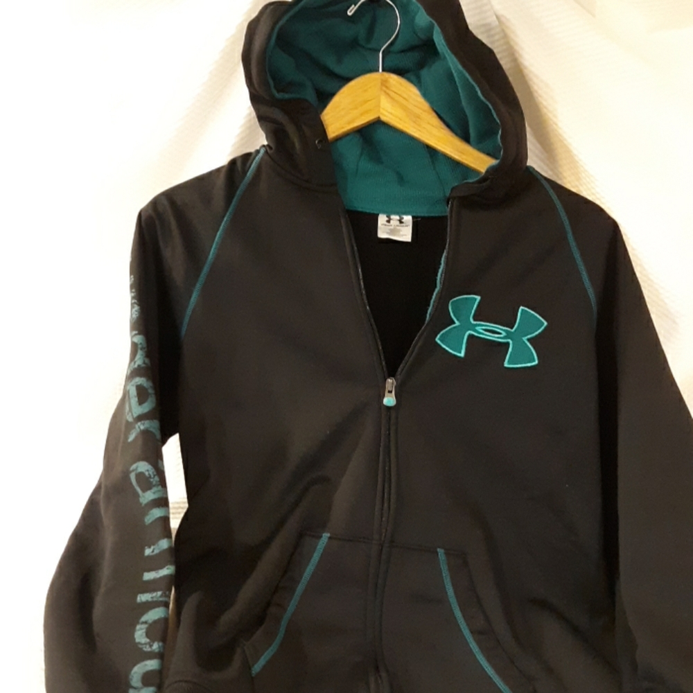 Under Armour black until zip-up sweatshirt